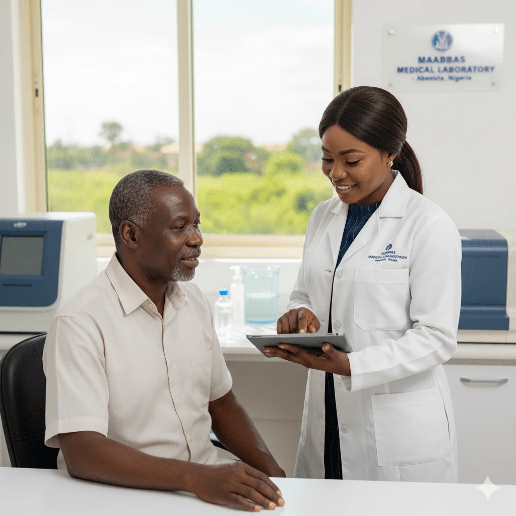 State-of-the-art laboratory equipment at Maabbas Medical Laboratory